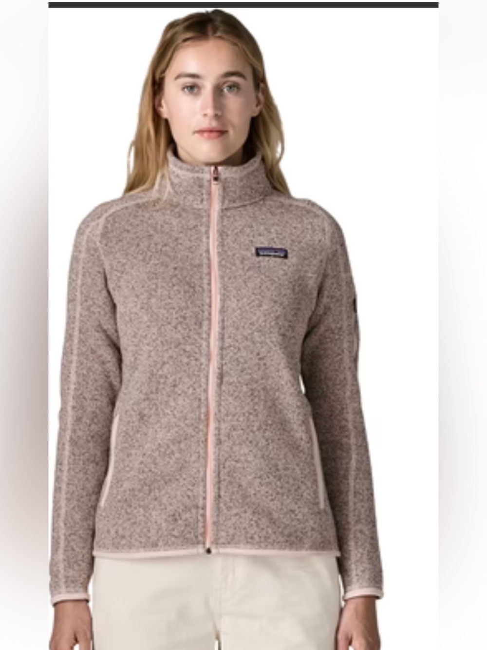 Patagonia Women’s Better Sweater Fleece Jacket in Pink Frost